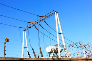 Electric power equipment in a substation