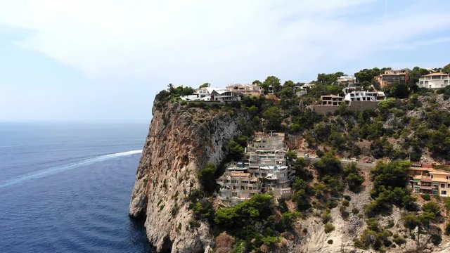 Aerial View, Flight over cala LLamp , Urbanitzaci&oacute;n D&lsquo;Andratx, Area Andratx, Mallorca