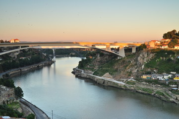 Fototapeta na wymiar Porto, vue sur le Douro