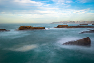 Bay of Biscay in Biarritz, France