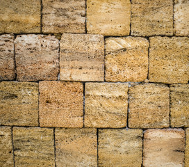 Shellfish  bricks texture with aged weathered elements
