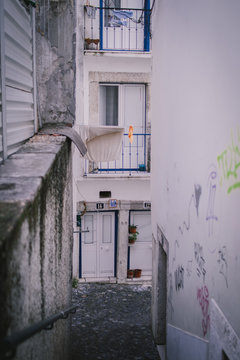 Alleyway in Lisbon Portugal