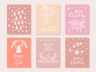 Merry Christmas set cards8