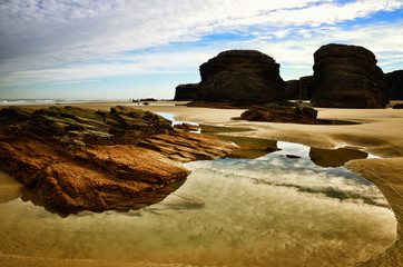 Cathedrals Beach is one of the most beautiful beaches in Spain, located in Galicia in the North of Spain