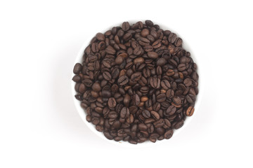 Coffee beans in a bowl