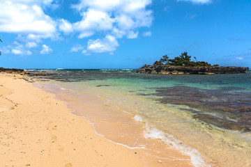 Sand Beach in North Shore, Oahu, Hawaii