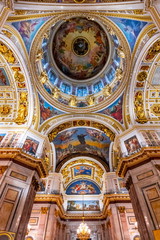 St. Isaac's Cathedral interiors, Saint Petersburg, Russia