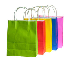 Bunte Papiertüten
