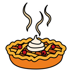 apple pie icon