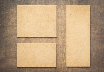 sign board at wooden background