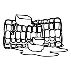 grilled corn icon 