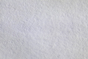 close up of white fabric mesh background.