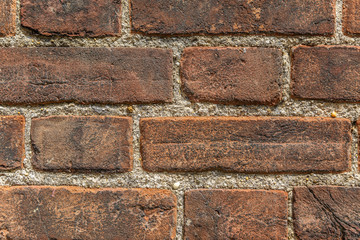 Bricks background vintage style dark color