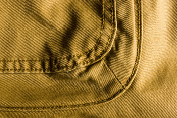 clothing items washed cotton fabric texture with seams