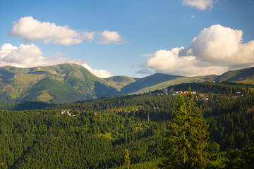 Sunny day in the mountains