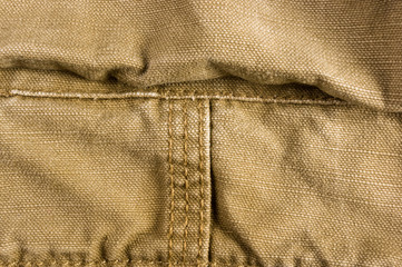 clothing items washed cotton fabric texture with seams