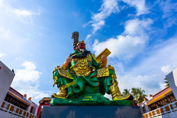 Guan yu Chinese' s god of honesty, Landmark at Koh Samui,Surat Thani,Thailand