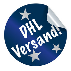 Aufkleber DHL Versand
