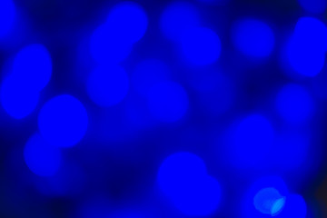 Abstract Bokeh Texture. Colorful blue. Defocused background Blurred bright light.