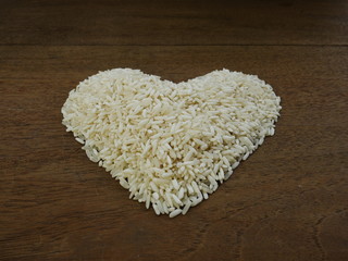 white rice on table,organic grain rice