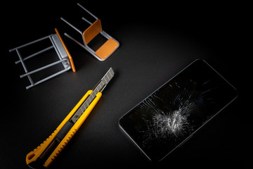 イジメ問題　いじめイメージ　スポットライト仕様