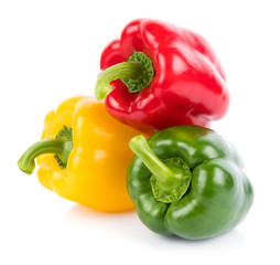 bell pepper on white background
