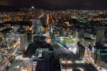 Obraz premium 札幌の夜景
