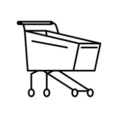 shopping cart isolated icon