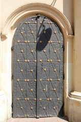 Door of Synagogue in Krakow, Poland