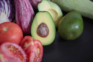 still life of vegetables