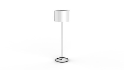 3D Illustration of a modern lamp