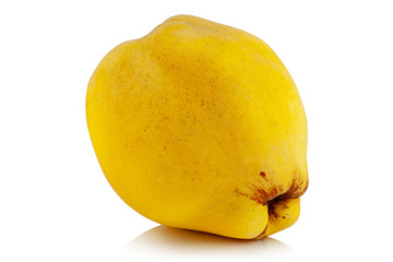 ripe yellow quince