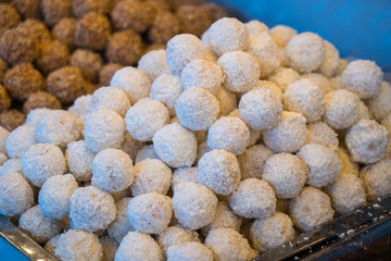 Various Colorful Gummi Candy Sweets at Market