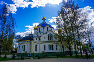 Fototapeta na wymiar Minsk Saint Elisabeth Convent Back