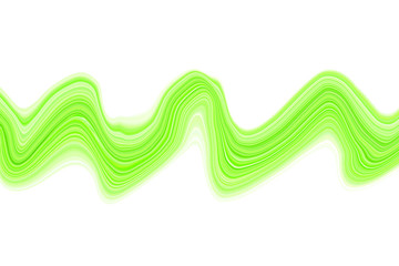 Green UFO neon background for packaging template or wallpaper. The texture of the marble fashion hue with stripes waves and divorces.