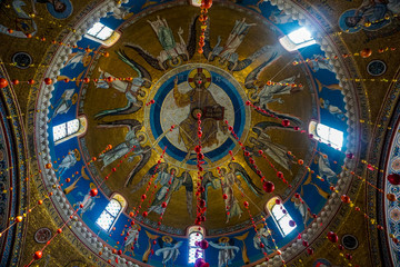 Fototapeta na wymiar Minsk Saint Elisabeth Convent Christ