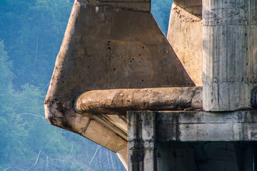 Soviet Concrete Structure in the Mountains