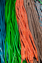 candy assortment on a market