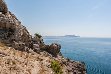 Crimea. Black Sea. Rocks.