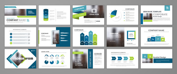 Presentation flyer set