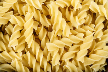 raw pasta close up