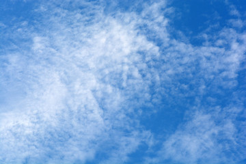 Clouds with blue sky in summer season