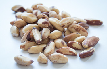 Brazil nuts. Healthy food.