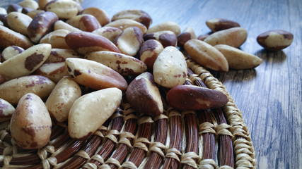 Pile of Brazil nuts