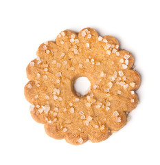 Christmas biscuits with sugar crystals.
