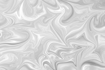 Abstract Gray Black and White Marble Ink Pattern Background. Liquify Abstract Pattern With Black, White, Grey Graphics Color Art Form.