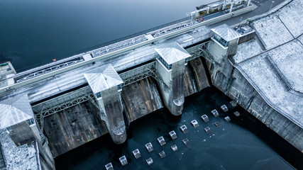 dron bieszczady zima © Piotr