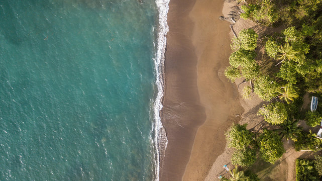 Tropical paradise beach in Costa Rica