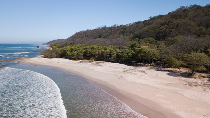 Fototapeta na wymiar Costa Rica, Santa Teresa beach from above