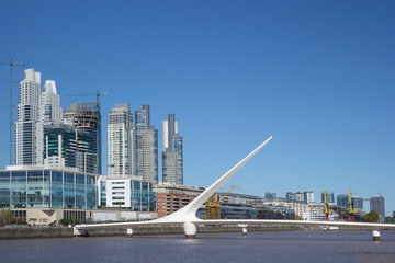 Buenos Aires port skyline
